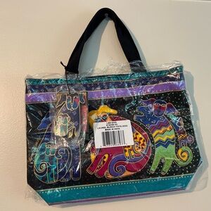 LAUREL BURCH Dog Print Tote - Small